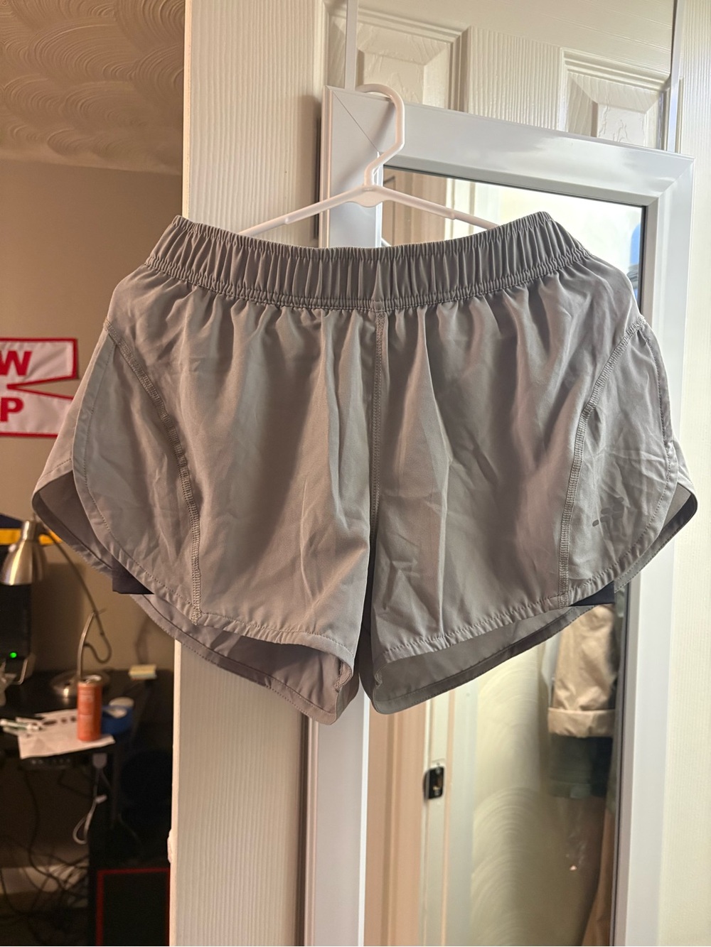 bcg Light Gray Women's Athletic Running Shorts